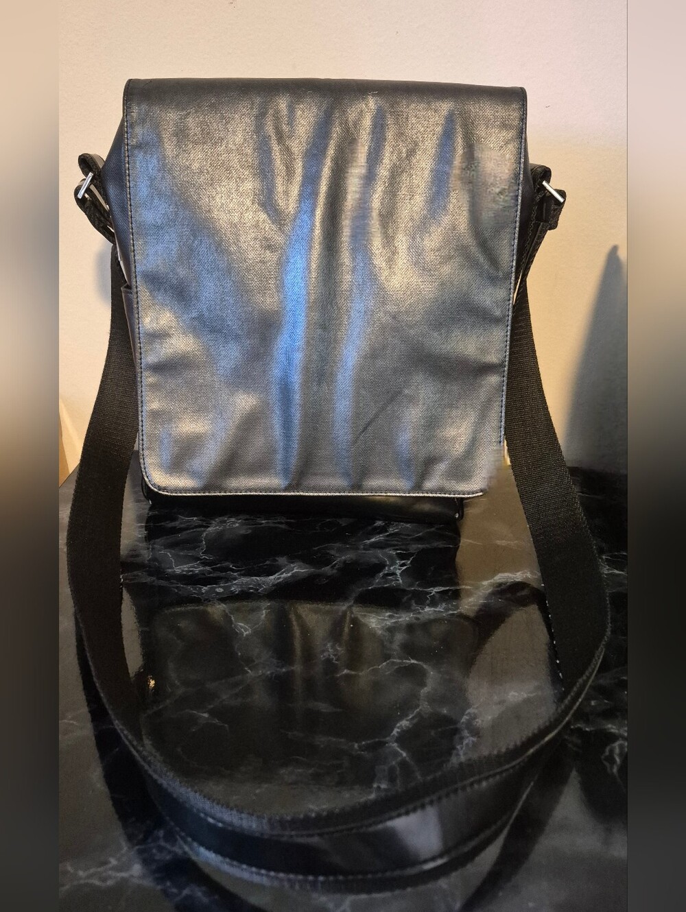 💠3/$40 MAC By Matt Murphy Faux Leather Crossbody Messenger Bag Shoulder Strap